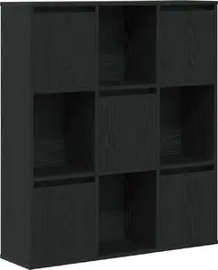 Стеллаж VidaXL модель 860401 чёрный, древесно-волокнистый материал, 89x24x101,5 см