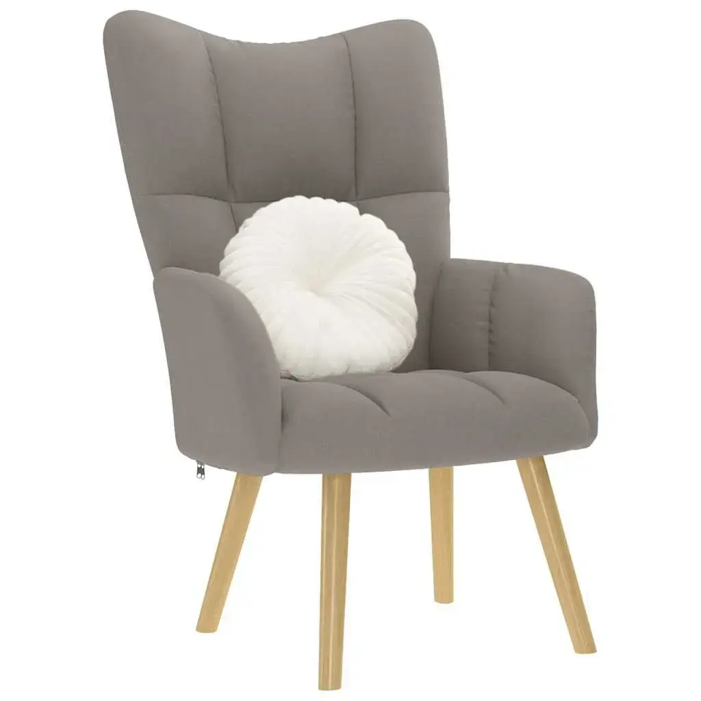 VidaXL 4016773 accent chair — fabric, taupe Photo 2