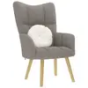 VidaXL 4016773 accent chair — fabric, taupe Photo 2