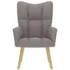VidaXL 4016773 accent chair — fabric, taupe Photo 4