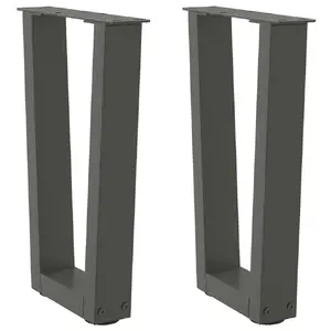 Деталь стола VidaXL 4012606 — металлические ножки для стола, антрацит, для использования в помещении