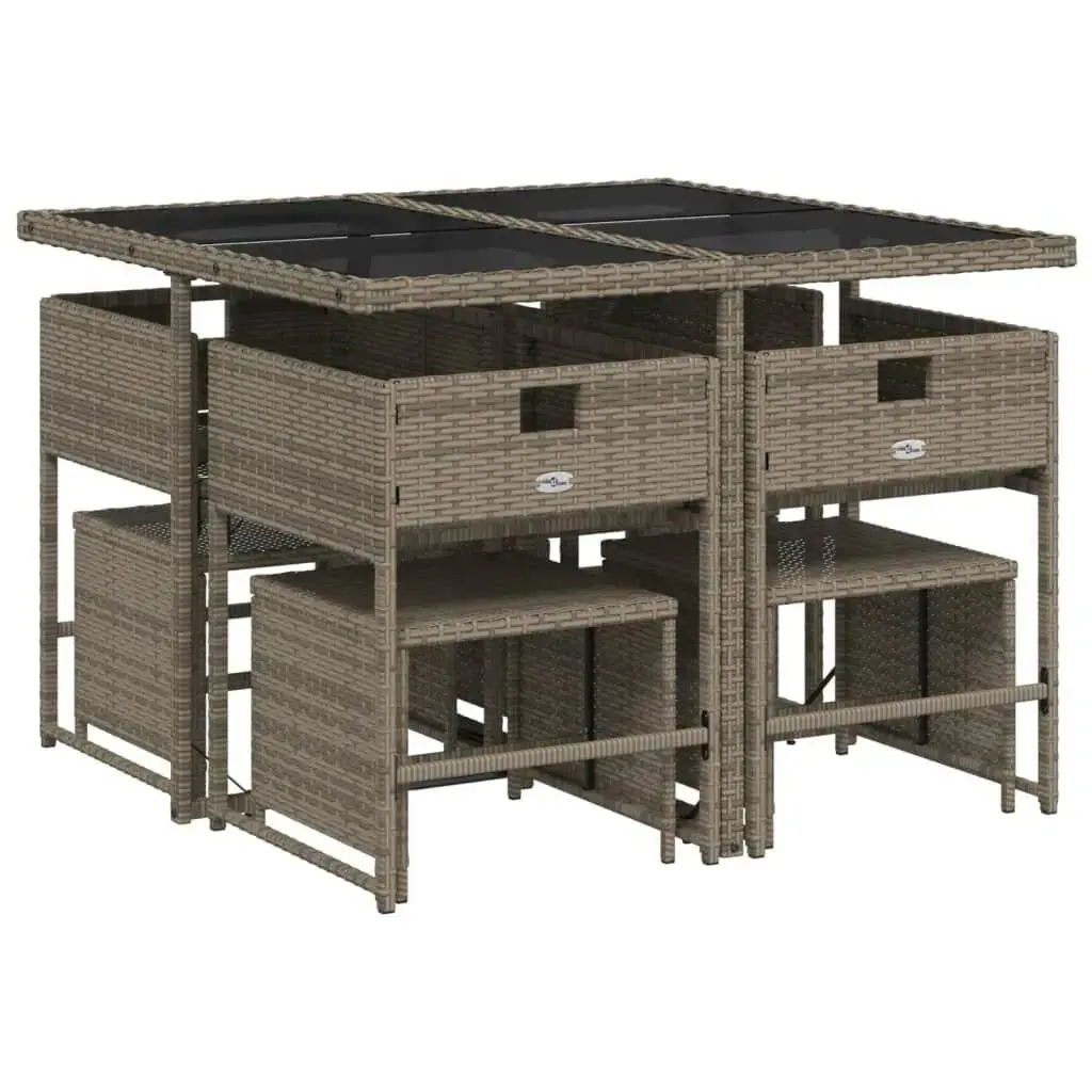 VidaXL 3211316 9 daļu PE ratiņa āra komplekts Photo 3