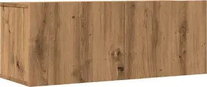 Настенные ТВ-шкафы VidaXL, модель 857016, дуб artisan, 2 шт., 80x30x30 см