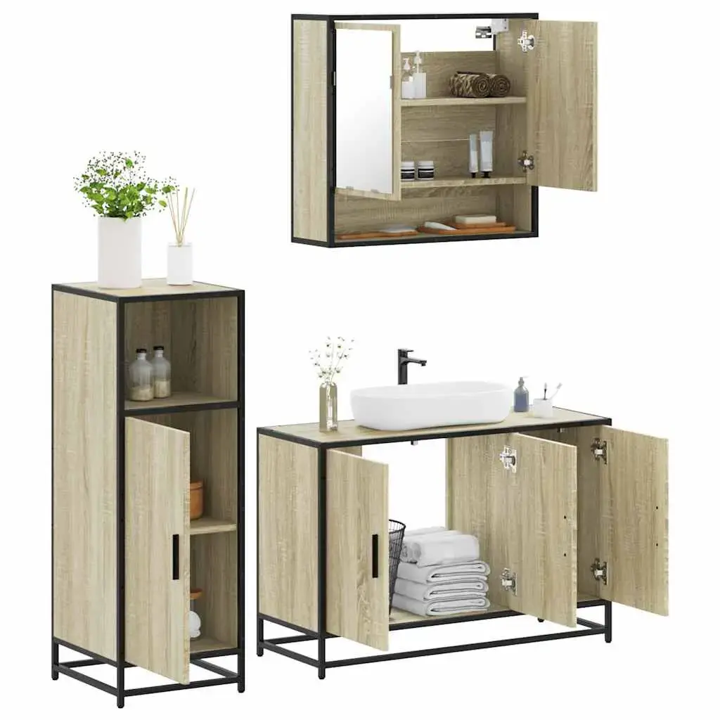 Комплект мебели для ванной VidaXL 3300981 Photo 2