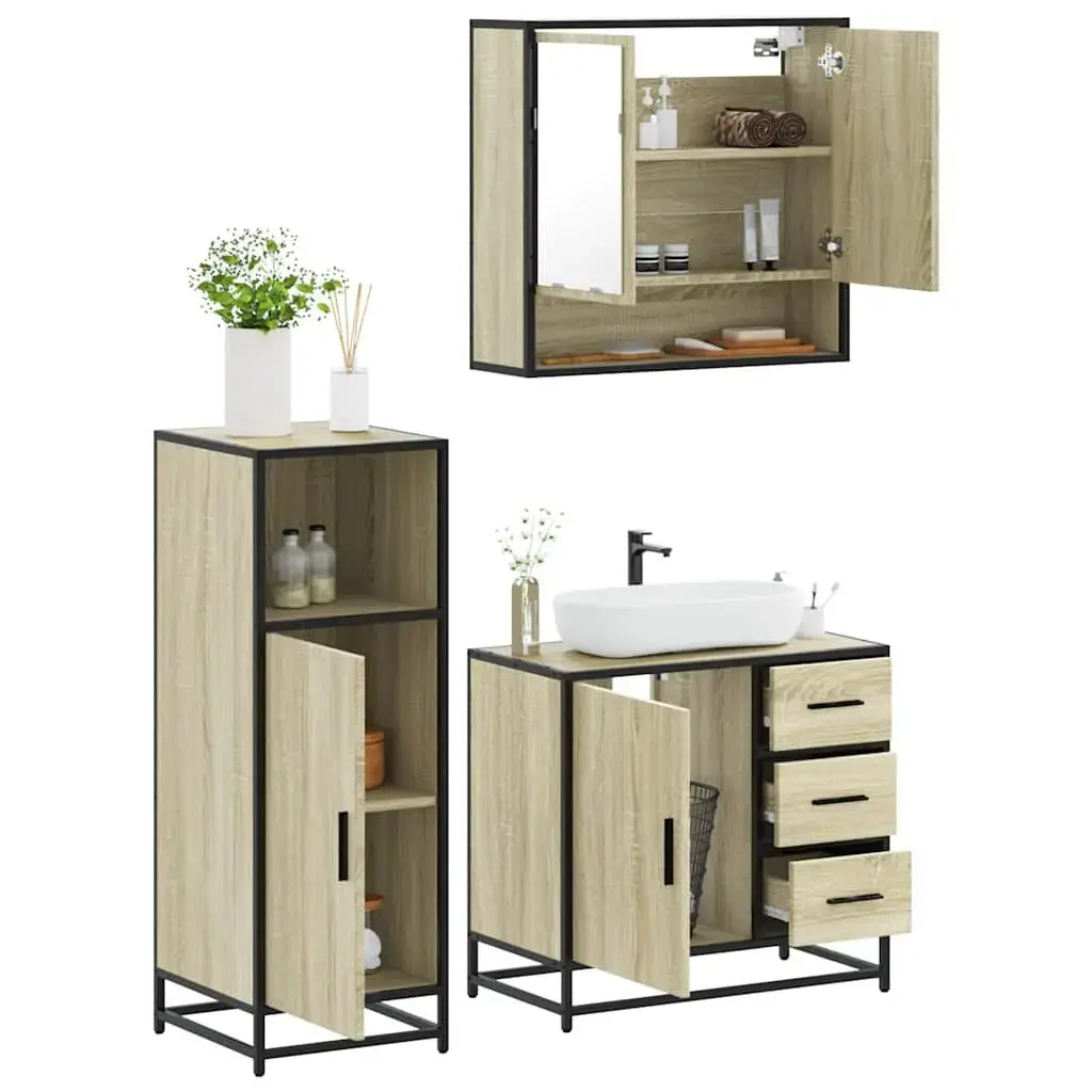 Комплект мебели для ванной VidaXL 3300986 Photo 2
