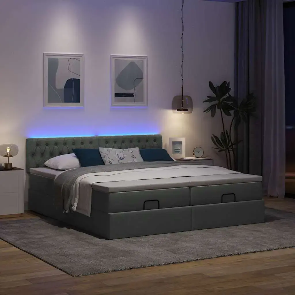 Bed VidaXL 3312830 for 200x200 cm mattress Photo 3