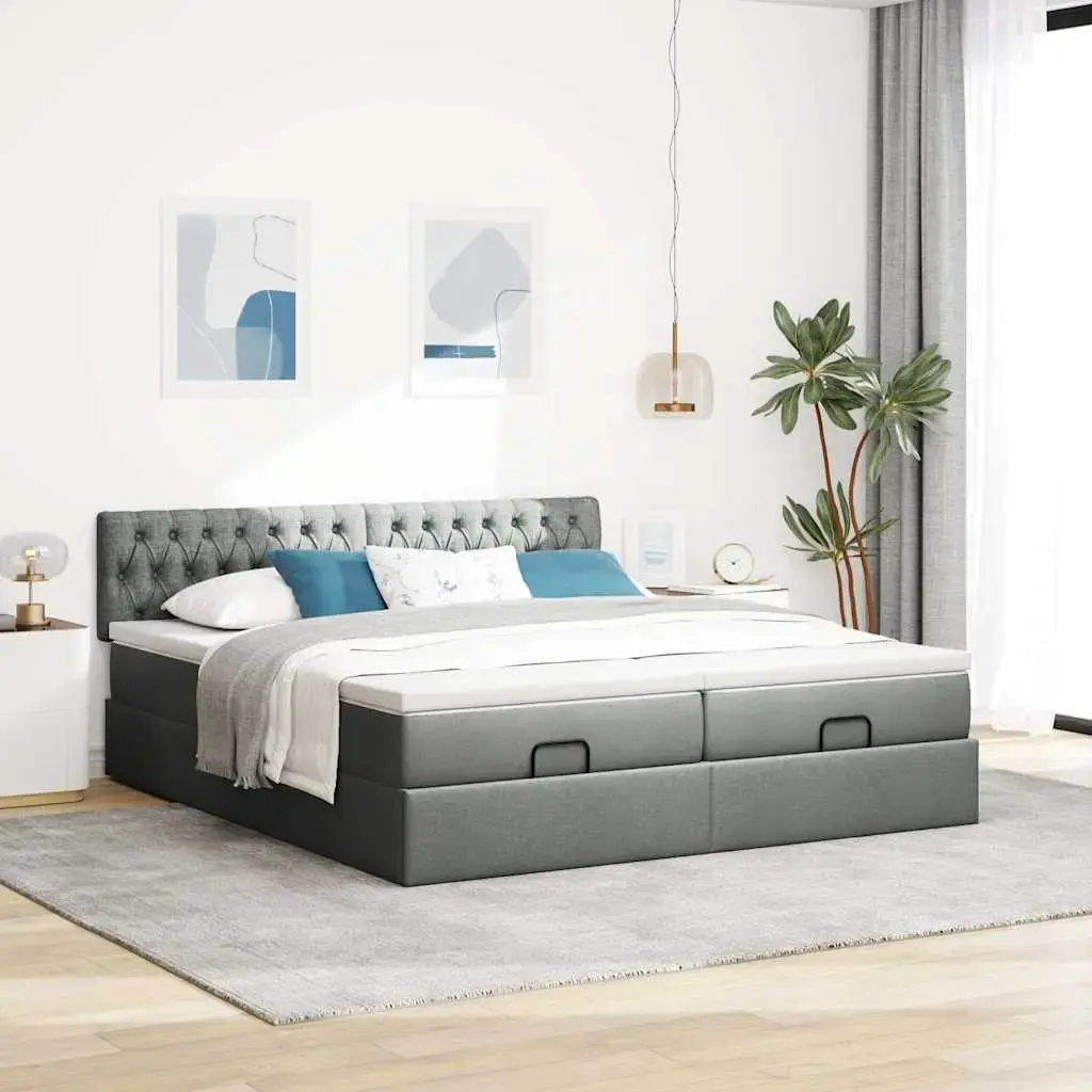 Bed VidaXL 3312830 for 200x200 cm mattress Photo 4