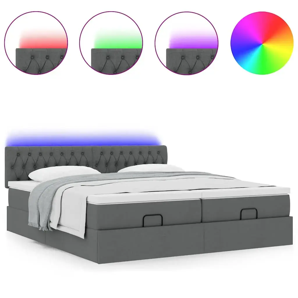 Bed VidaXL 3312830 for 200x200 cm mattress Photo 5