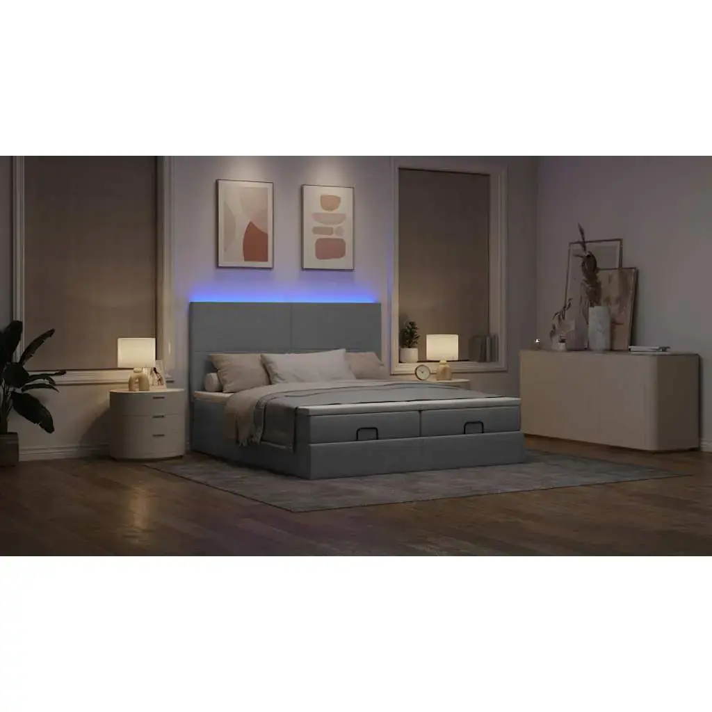 Кровать VidaXL 3314590 для матраса 200x200 см Photo 3