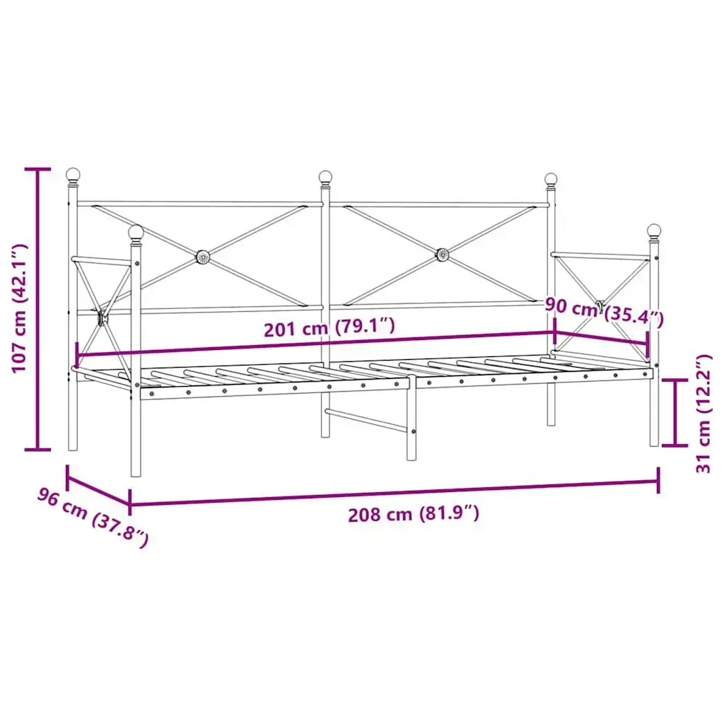 Dīvāns-gulta VidaXL 4104682 Photo 10