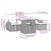VidaXL 3268503 уличный комплект мебели 6 предметов Photo 10