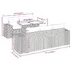 VidaXL 3326734 комплект уличной мебели 6 предметов Photo 12