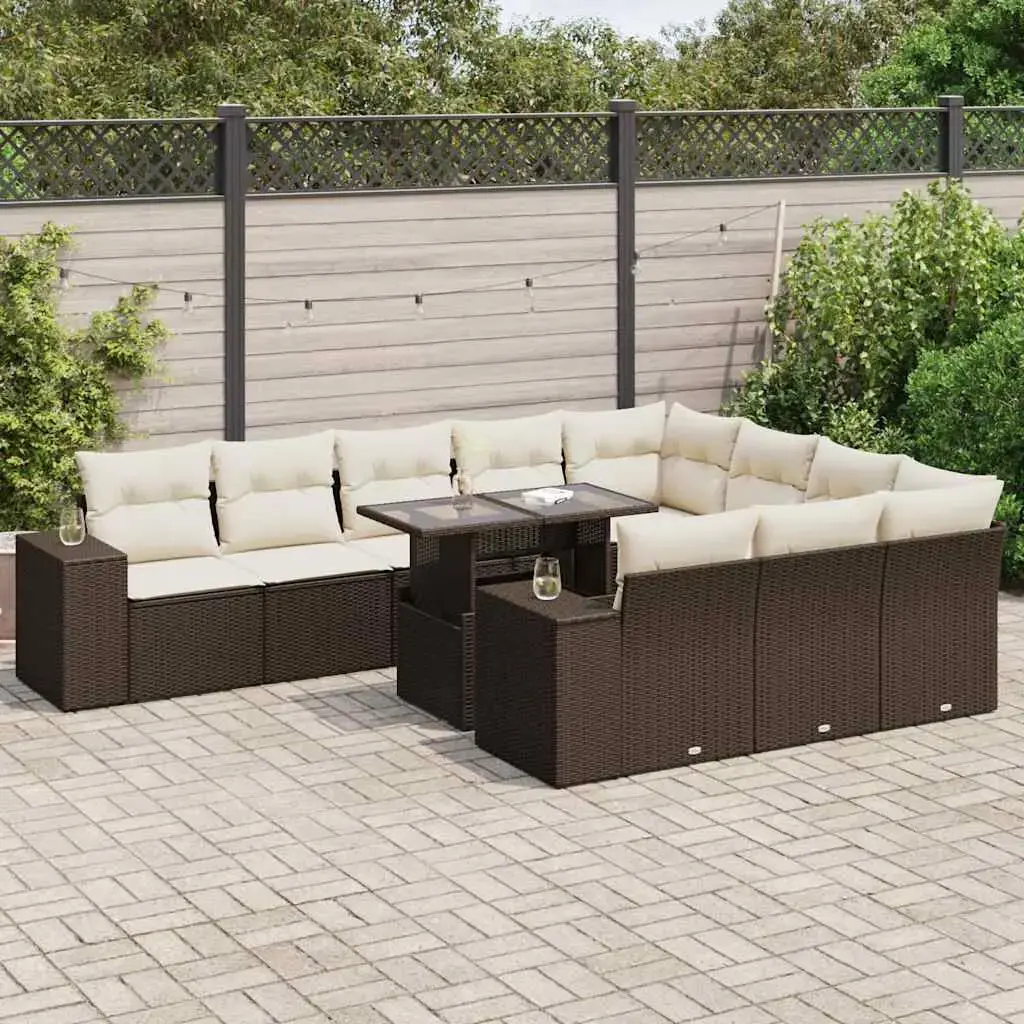 VidaXL 3326874 11-piece outdoor furniture set Photo 2