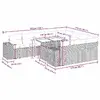 VidaXL 3326874 11-piece outdoor furniture set Photo 14