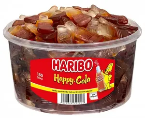 Jelly sweets Haribo Dose Happy Cola, 1.2 kg, cola flavour, box