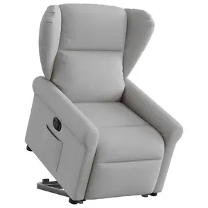 Кресло акцентное VidaXL 3303413, обивка ткань серый, наполнитель пенополиуретан, ширина сиденья 50 см, глубина 57 см, высота 41.5 см