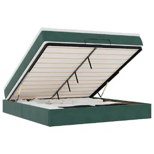 Кровать VidaXL 3311204 с матрасом, допустимая нагрузка 280 кг, для размера 180 x 203 см