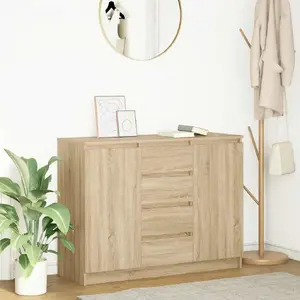 Комод с ящиками VidaXL модель 3328446, отделка Sonoma Oak, клееная фанера