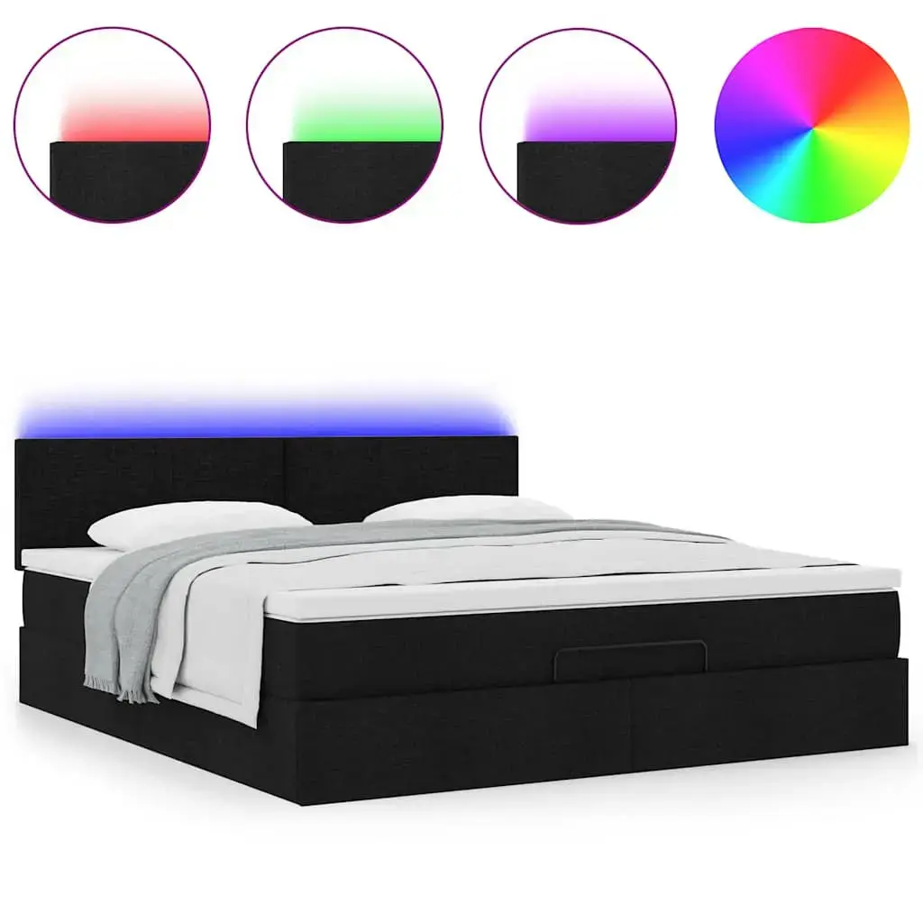 VidaXL gulta 3312231 ar LED un matraci Photo 5