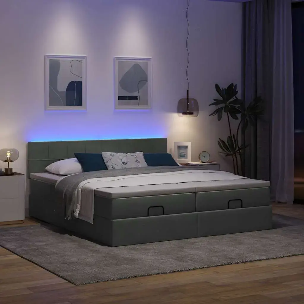 VidaXL bed 3312844 – upholstered 180x200 cm Photo 3