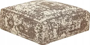 Напольная подушка Beliani SHASA хлопок 50 x 50 x 20 см бежево-коричневая