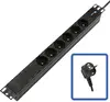 Lanview POWER STRIP 19 - 6 WAYS - 1U - WITH LED POWER power distribution unit (PDU) TUPS045 Photo 3