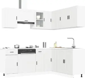 Набор кухонных шкафов VidaXL Porto 11 предметов, белый