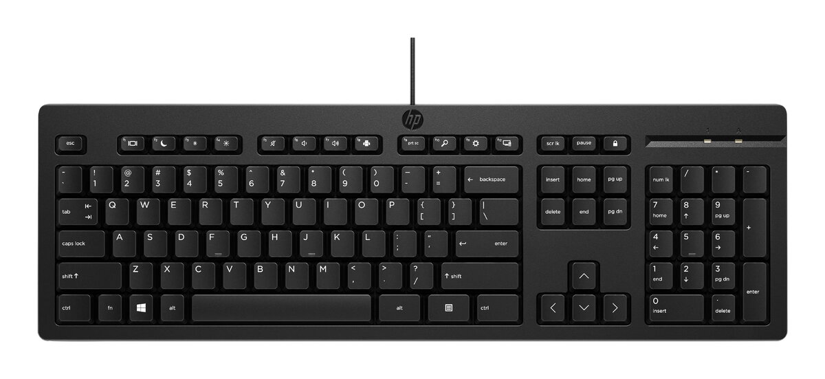 Vadu tastatūra HP 125 USB —