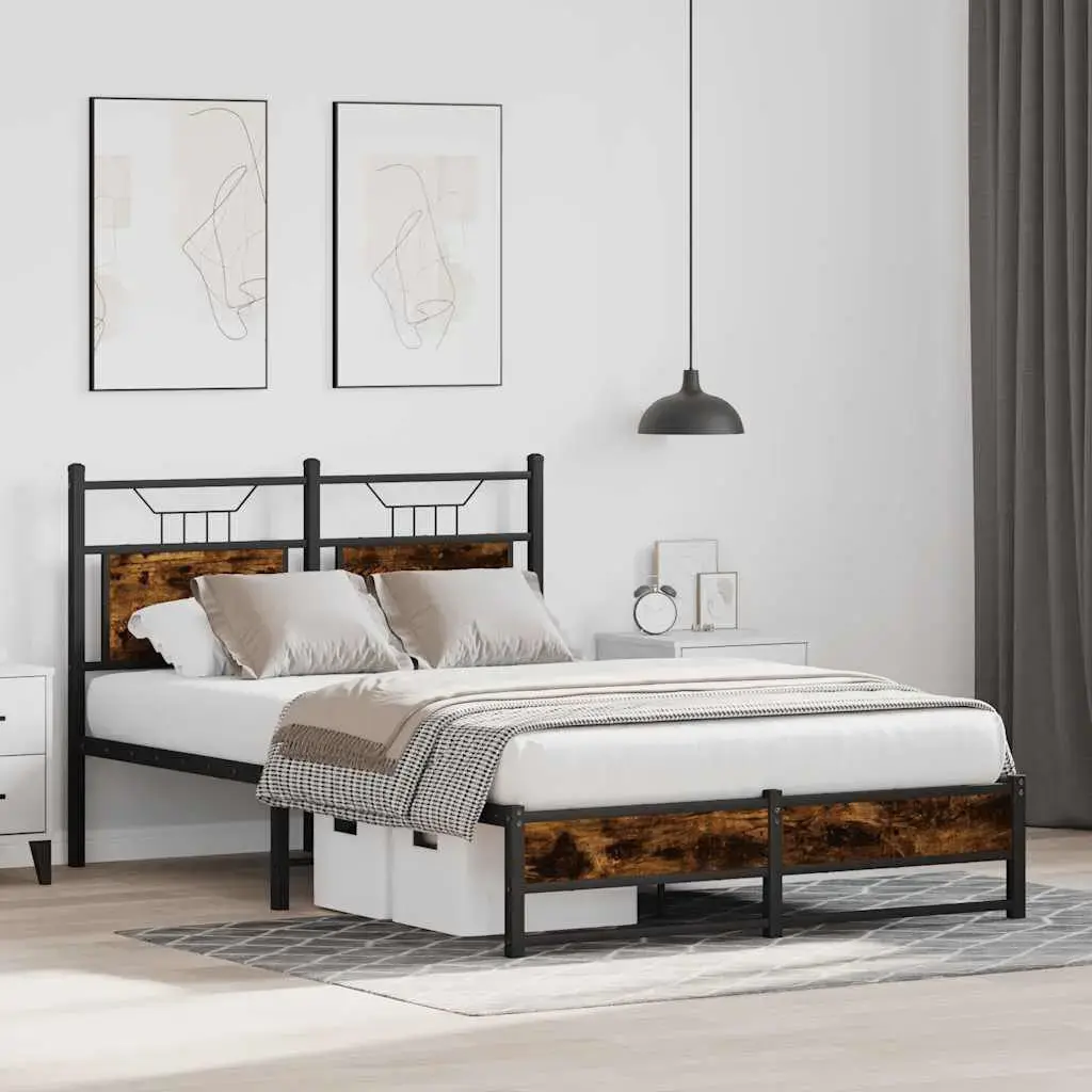 Каркас кровати VidaXL 4106905 дуб Photo 3