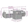 VidaXL 3326564 — 5‑предметный набор уличной мебели Photo 9