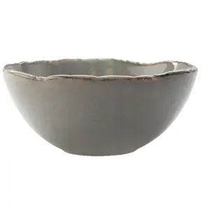 Verlo SAMTO ceramic bowl, model V-90106-4 — 15 cm diameter, grey