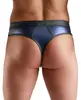 Svenjoyment Men's Thong S wetlook tumši zils Photo 6
