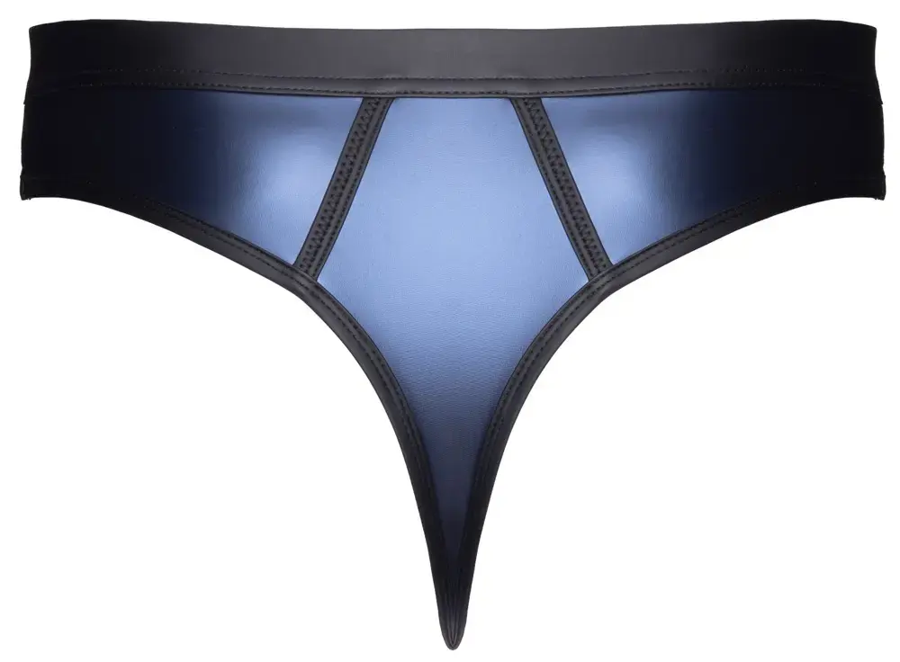 Svenjoyment Men's Thong S wetlook tumši zils Photo 9