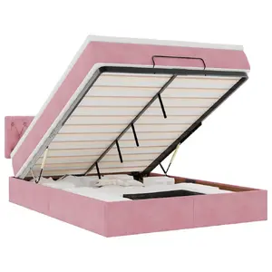 Кровать VidaXL 3312697 с матрасом, нагрузка до 280 кг, размер 140x190 см