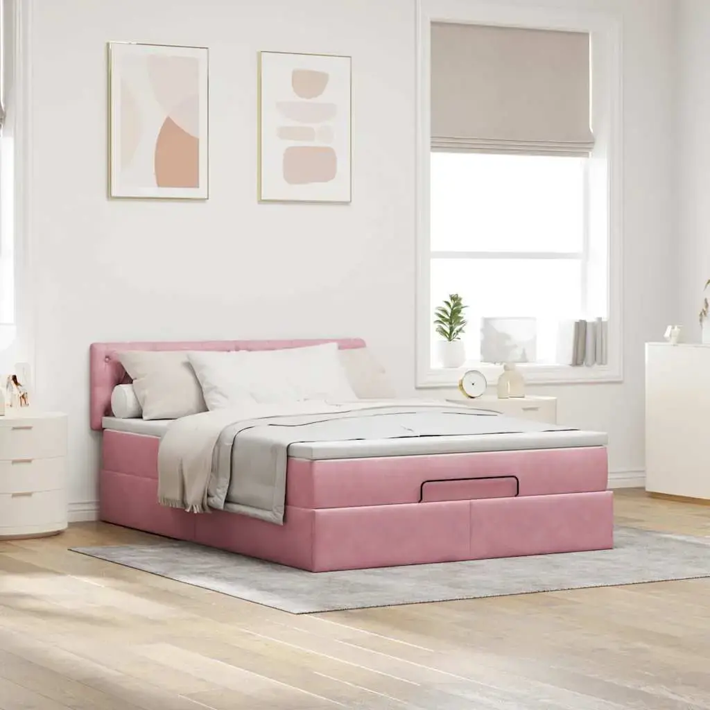 Кровать VidaXL 3312697 с матрасом Photo 4