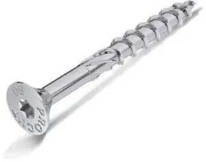 Construction screws Koelner/Rawlplug 5.0x40 mm partial thread countersunk head, pack 14 pcs