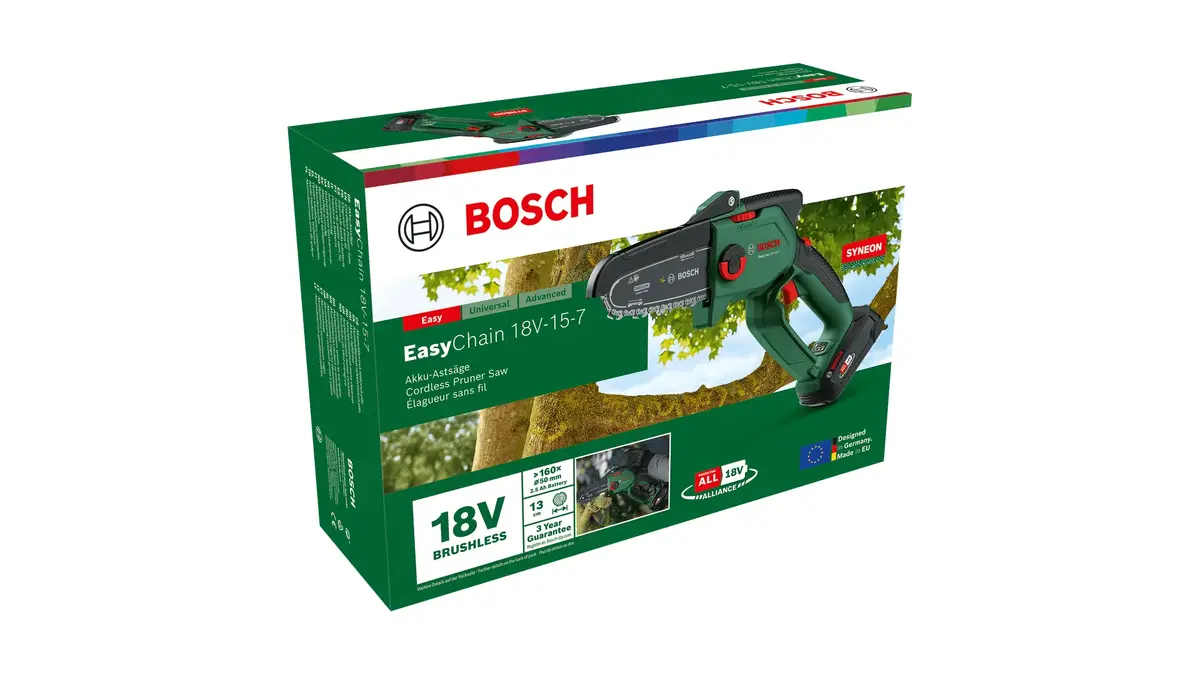 Bosch EasyChain 18V-15-7 аккумуляторная мини-пила Photo 9