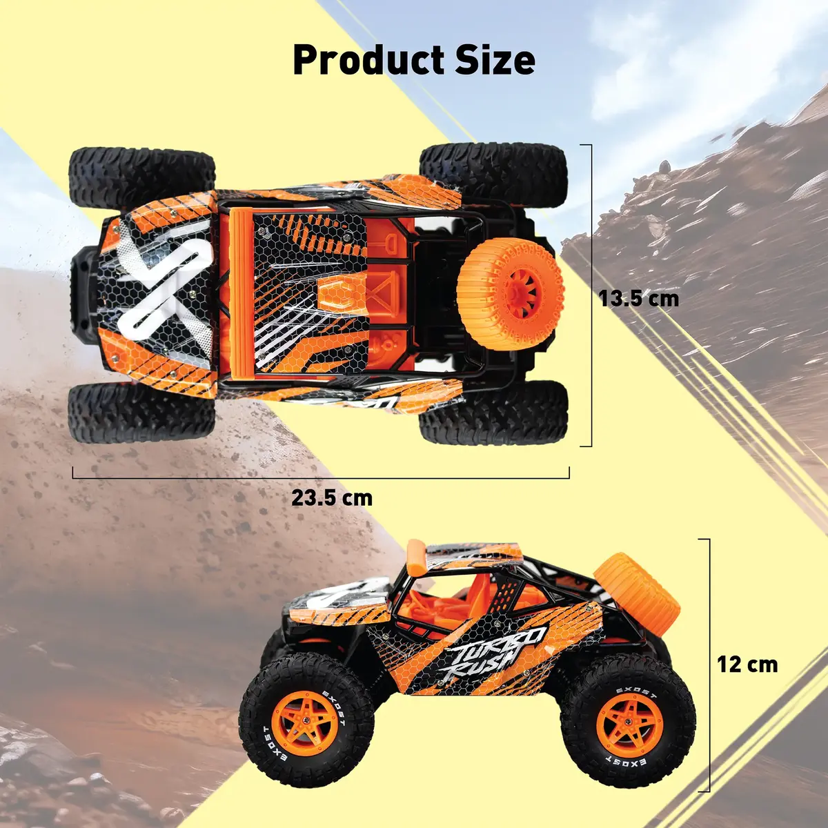 Радиоуправляемый монстр-трак CaDa Exost Turbo Rush 1:16 Photo 7