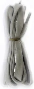 Шнурки Martes Lace Flat белые 120 см — плоские сменные шнурки