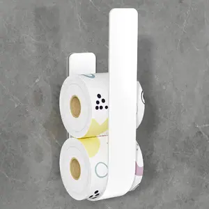 Toilet paper holder NAGA 71782, wall-mounted, white