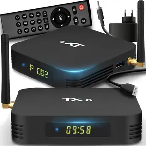 Media Player Retoo SMART TV BOX TX6 Android 9 TV Stick KODI 4GB RAM 32GB Storage