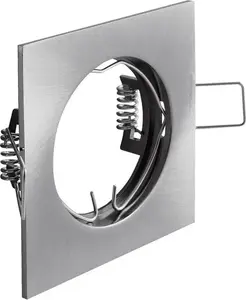Recessed/Surface Spot Light GTV Porto OP-PROD4-02 IP20 stainless steel square