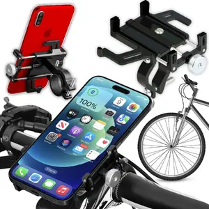 Phone Mount Retoo universal aluminum holder for bicycle scooter motorcycle