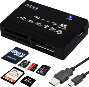 Atmiņas karšu lasītājs Retoo E378 ar USB un USB‑C, atbalsta microSD un SDHC