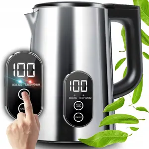 Electric kettle Retoo ER1243 1800 W 1.8 L silver/gray