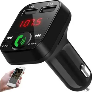 FM Transmitter Retoo E089 with Bluetooth, MP3, dual USB charger, SD card slot and LCD