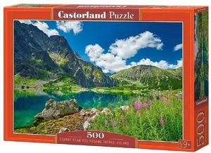 Jigsaw Puzzle Castorland Puzzle 500 Czarny Staw pod Rysami Tatras – 500 pieces, scenic landscape image