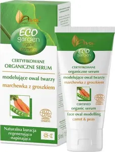 Органическая лифтинг-сыворотка для контура лица Ava Eco Garden 45+ с морковью и горошком, 30 мл