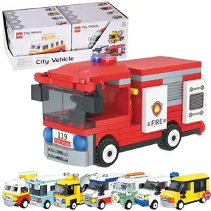 Construction Blocks Jokomisiada CITY VEHICLE ZA5854 — modular building set for city vehicles