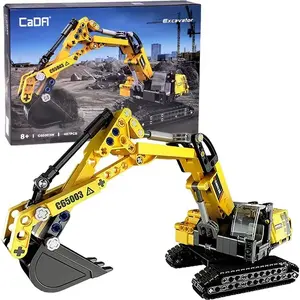 Конструктор Joko CaDA ZA4630 — Экскаватор, 467 деталей, подвижные элементы